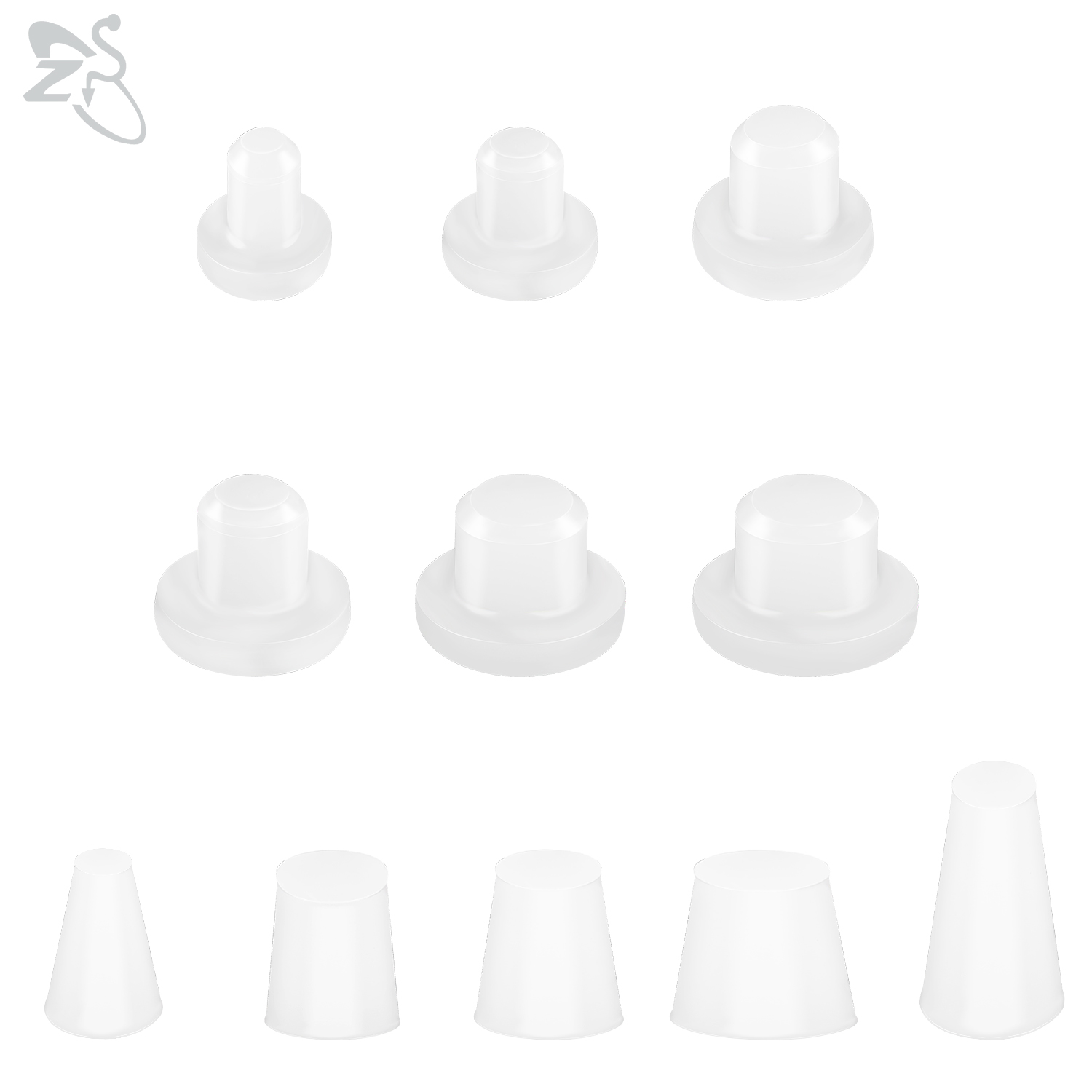 Body Jewelry Repair - ZS 1PC Silikonowa zatyczka do guzików