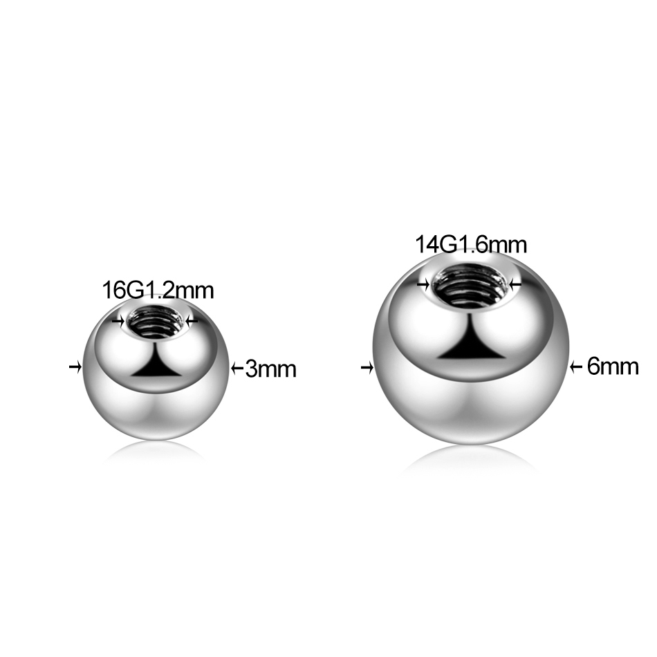 10 sztuk/partia akcesoria do w – Body Jewelry Replacement Ball recenzja i cena