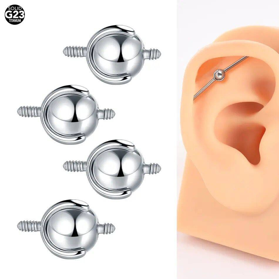 1 szt. 16G/14G 4/5mm przemysło – Body Jewelry Replacement Ball recenzja i cena