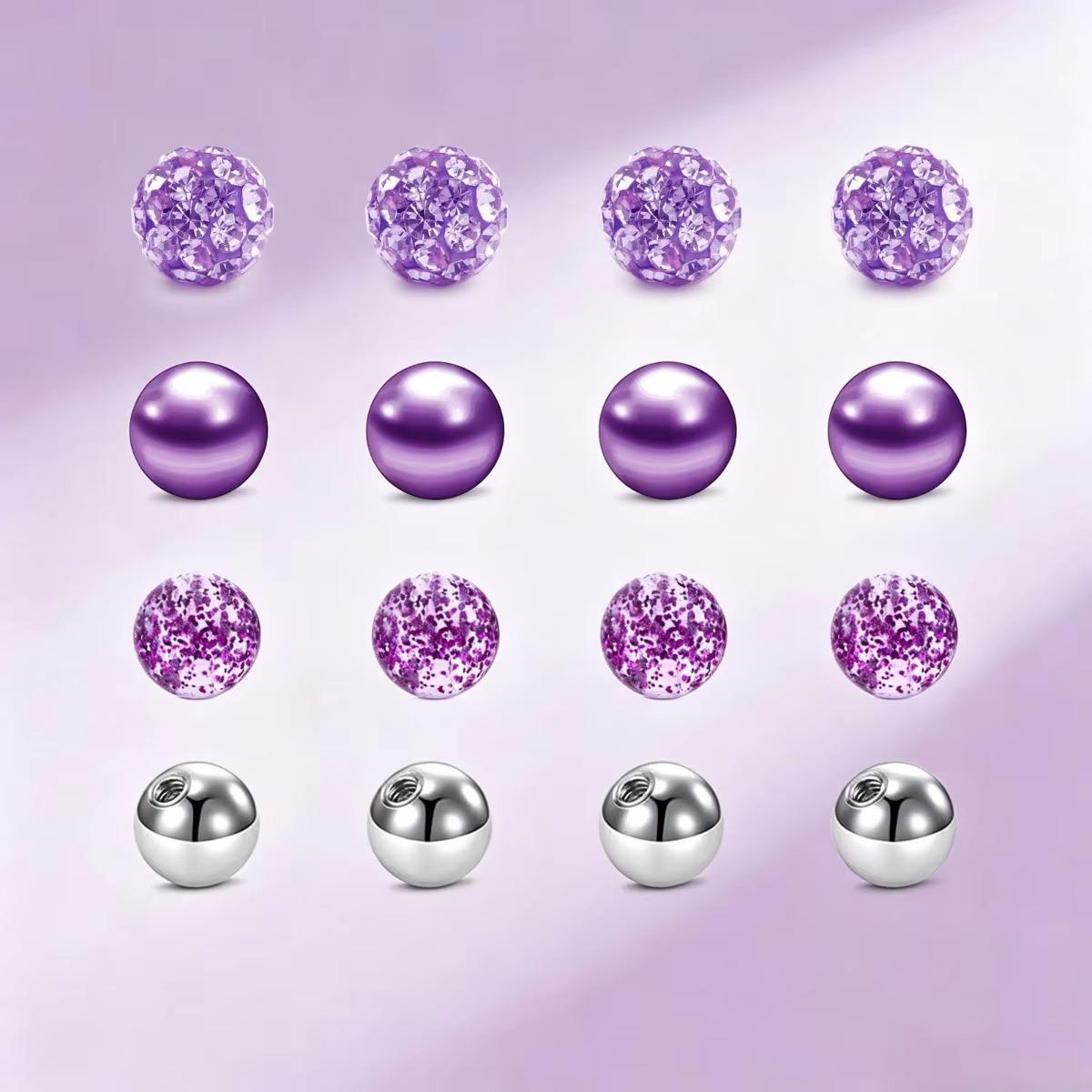 16 sztuk mieszanych kolorów ku – Body Jewelry Replacement Ball recenzja i cena