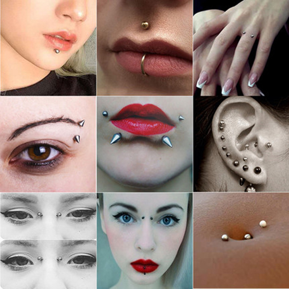 100 sztuk/partia stalowy kolcz – Body Jewelry Replacement Ball recenzja i cena