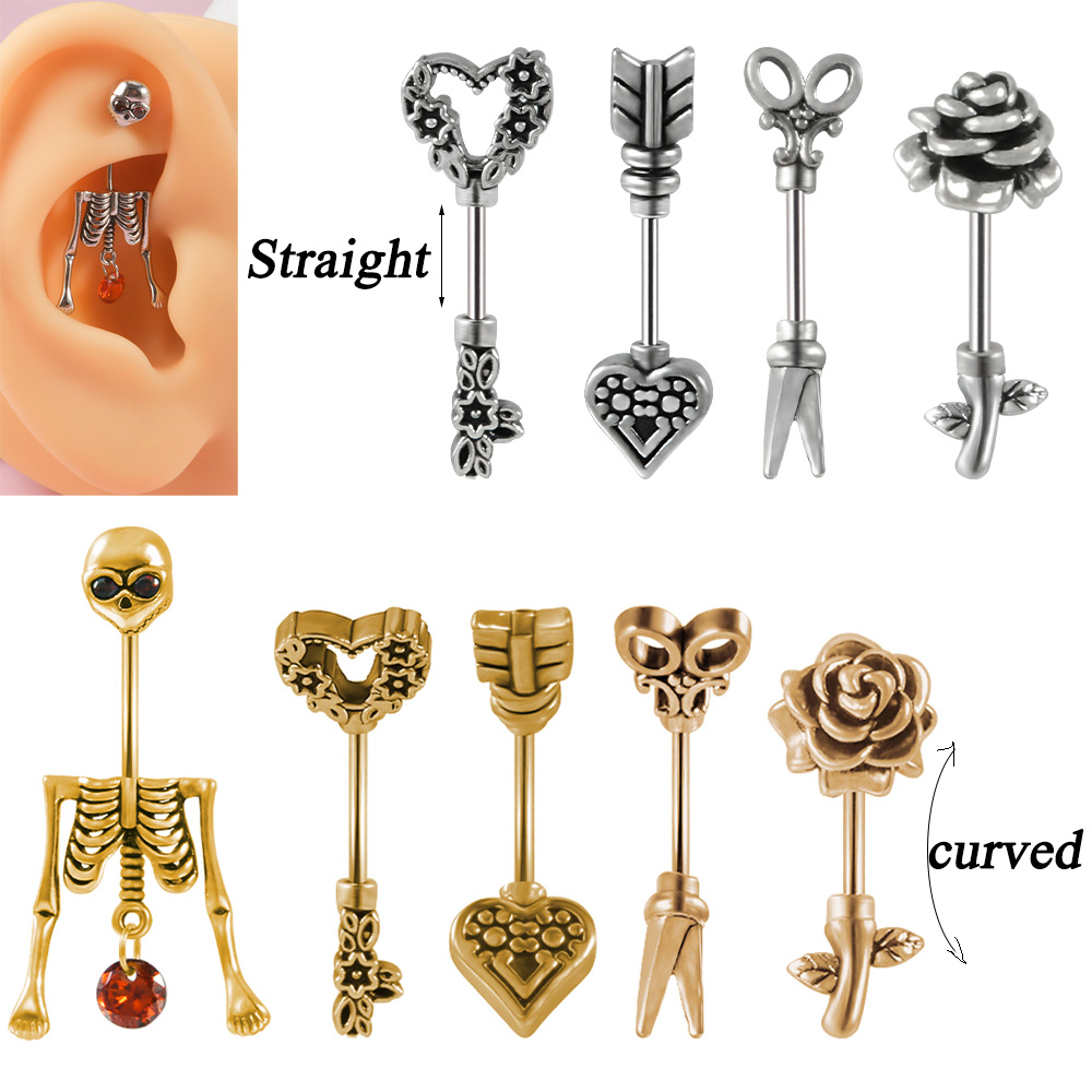 1PC Vintage chirurgiczne stalo – Body Jewelry Surgical Steel recenzja i cena