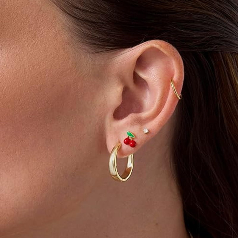 2 szt. Kolczyki na chrząstkę s – Body Jewelry Surgical Steel recenzja i cena