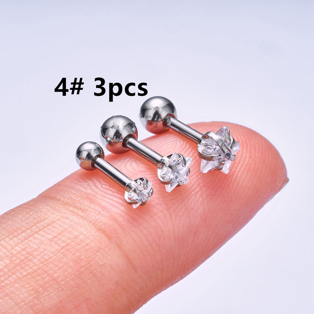 Helix Piercing Star Earrings W – Body Jewelry Surgical Steel recenzja i cena